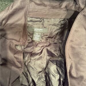 Alfani Dark Brown Outerwear